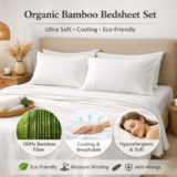 Organic Bamboo Bedsheet Set – Ultra Soft Cooling Eco-Friendly Bed Linen organic bamboo bedsheet set – ultra soft cooling eco friendly bed linen