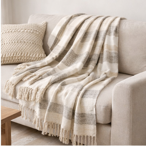 handwoven organic cotton throw blanket – artisan crafted decorative sofa throw handwoven organic cotton throw blanket – artisan crafted decorative sofa throw