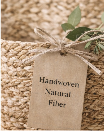 handwoven natural fiber storage basket – eco friendly jute & seagrass organizer handwoven natural fiber storage basket – eco friendly jute & seagrass organizer